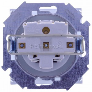 Simon 15 1591940-030 - Gniazdo hermetyczne pojedyncze IP44 z bolcem uziemiającym i klapką w kolorze wyrobu - Biały - Podgląd zdjęcia 360st. nr 9