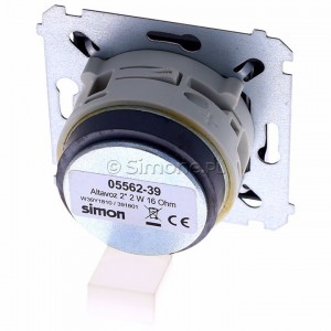 Simon 54 D05562.01/48 - Głośnik 2W, 16Ohm (Produkt wycofany z oferty - Zamiennik D05562N.02/48) - Antracyt - Podgląd zdjęcia 360st. nr 4