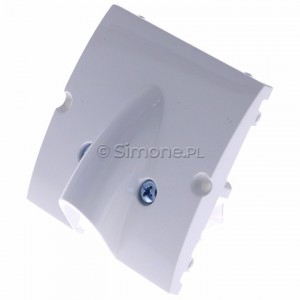 Simon Classic MPK1.02/11 - Przyłącze kabla (Mechanizm + Plakietka) - Biały - Podgląd zdjęcia 360st. nr 7