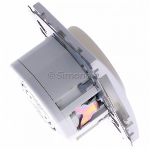 Simon Classic MSS/1.01/11 - Sygnalizator świetlny LED - światło białe (Mechanizm + Plakietka) - Biały - Podgląd zdjęcia 360st. nr 3