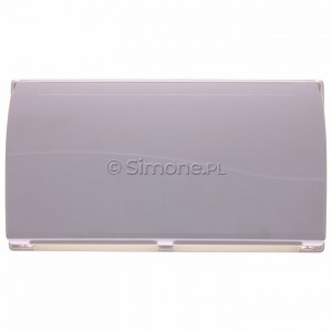 Simon Connect SBMT402/9 - Ramka 4-modułowa do puszki SBM450 z pokrywą  8x K45  czysta biel - Podgląd zdjęcia 360st. nr 9