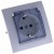 Simon 15 1591450-030 - Gniazdo hermetyczne pojedyncze do wersji IP44 z bolcem uziemiającym i klapką transparentną - Biały - Miniatura zdjęcia 360st. nr 15