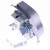 Simon 15 1591461-026 - Gniazdo podwójne z bolcem uziemiającym i przesłonami torów prądowych - Aluminium - Miniatura zdjęcia 360st. nr 11