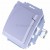 Simon 15 1591940-030 - Gniazdo hermetyczne pojedyncze IP44 z bolcem uziemiającym i klapką w kolorze wyrobu - Biały - Miniatura zdjęcia 360st. nr 3