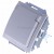 Simon 15 1591950-030 - Gniazdo hermetyczne pojedyncze IP44 z bolcem uziemiającym, przesłonami torów prądowych z klapką w kolorze wyrobu - Biały - Miniatura zdjęcia 360st. nr 3