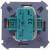 Simon Basic BMP1L.01/21 - Przycisk zwierny pojedynczy z podświetleniem typu LED w kolorze niebieskim - Inox Met. - Miniatura zdjęcia 360st. nr B