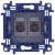 Simon 10 CASF2.01/11 - Gniazdo antenowe SAT podwójne - Biały - Miniatura zdjęcia 360st. nr B