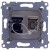 Simon 54 DASFRJ45.01/44 - Gniazdo antenowe SAT pojedyncze + Gniazdo komputerowe kat.6 - Złoty Mat - Miniatura zdjęcia 360st. nr B