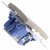 Simon 54 DD1L.01/41 - Przycisk dzwonkowy z podświetleniem typu LED w kolorze niebieskim 10A - Kremowy - Miniatura zdjęcia 360st. nr 11