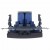Simon 54 DD1L.01/48 - Przycisk dzwonkowy z podświetleniem typu LED w kolorze niebieskim 10A - Antracyt - Miniatura zdjęcia 360st. nr S