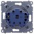 Simon 54 DGZ1BUZ.01/43A - Gniazdo hermetyczne z bolcem uziemiającym do wersji IP44, przesłoną torów prądowych i klapką transparentną - Srebrny Mat - Miniatura zdjęcia 360st. nr B