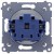 Simon 54 DGZ1CZ.01/11 - Gniazdo pojedyncze z bolcem uziemiającym i przesłoną torów prądowych - Biały - Miniatura zdjęcia 360st. nr B