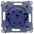 Simon 54 DGZ1CZ.01/43 - Gniazdo pojedyncze z bolcem uziemiającym i przesłoną torów prądowych - Srebrny Mat - Miniatura zdjęcia 360st. nr B