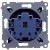 Simon 54 DGZ1Z.01/48 - Gniazdo pojedyncze z bolcem uziemiającym i przesłoną torów prądowych - Antracyt - Miniatura zdjęcia 360st. nr B