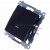 Simon 54 DP1L.01/48 - Przycisk zwierny pojedynczy z podświetleniem typu LED w kolorze niebieskim 10A - Antracyt - Miniatura zdjęcia 360st. nr 3