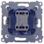 Simon 54 DS1.01/48 - Przycisk zwierny z symbolem światła 10A - Antracyt - Miniatura zdjęcia 360st. nr B