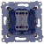 Simon 54 DW1L.01/44 - Łącznik pojedynczy z podświetleniem typu LED w kolorze niebieskim 10A - Złoty Mat - Miniatura zdjęcia 360st. nr B