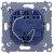 Simon 54 DW31L.01/11 - Łącznik potrójny z podświetleniem typu LED w kolorze niebieskim - Biały - Miniatura zdjęcia 360st. nr B