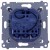 Simon 54 DW31L.01/48 - Łącznik potrójny z podświetleniem typu LED w kolorze niebieskim - Antracyt - Miniatura zdjęcia 360st. nr B