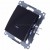 Simon 54 DW8L.01/48 - Łącznik uniwersalny z podświetleniem typu LED w kolorze niebieskim (Produkt wycofany z oferty - Zamiennik DW6L.01/X/48) - Antracyt - Miniatura zdjęcia 360st. nr 3