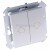 Simon 54 DZP1W.01/11 - Przycisk żaluzjowy do sterowania jedną roletą z wielu miejsc, impulsowy - Biały - Miniatura zdjęcia 360st. nr 15