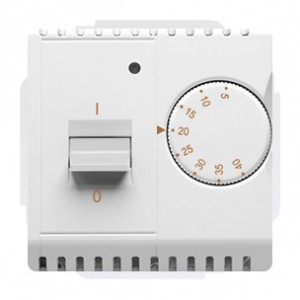 Simon Basic BMRT10Z.02/11 - Regulator temperatury z czujnikiem zewnętrznym (Produkt wycofany z oferty, zamiennik BMRT10ZS.02/11) - Biały - Podgląd zdjęcia nr 1