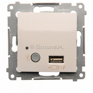 Simon 54 D7501385.01/11 - Odbiornik Bluetooth z ładowarką USB - Biały - Podgląd zdjęcia nr 10