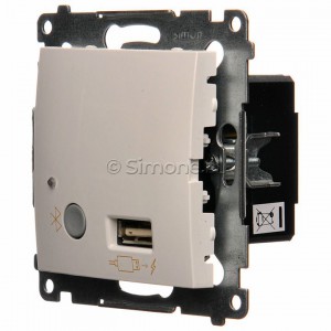 Simon 54 D7501385.01/11 - Odbiornik Bluetooth z ładowarką USB - Biały - Podgląd zdjęcia nr 8