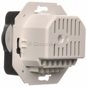 Simon 54 DRT10W.02/43 - Regulator temperatury z czujnikiem wewnętrznym - Srebrny Mat - Podgląd zdjęcia nr 6