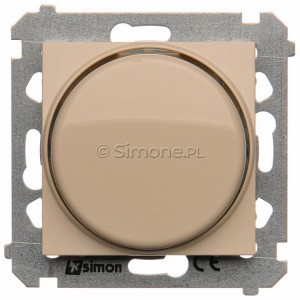 Simon 54 DS9L.01/41 - Ściemniacz naciskowo-obrotowy do LED - Kremowy - Podgląd zdjęcia nr 10