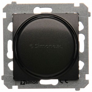 Simon 54 DS9L.01/48 - Ściemniacz naciskowo-obrotowy do LED - Antracyt - Podgląd zdjęcia nr 10