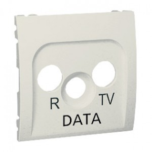 Simon Classic MADP/10 - Pokrywa gniazda antenowego RTV-DATA - Ecru - Podgląd zdjęcia nr 1