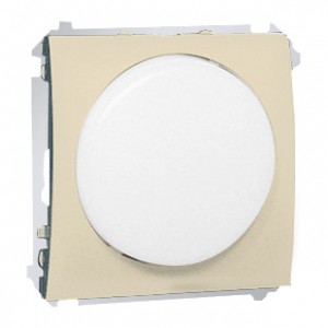 Simon Classic MSS/1.01/12 - Sygnalizator świetlny LED - światło białe (Mechanizm + Plakietka) - Beżowy - Podgląd zdjęcia nr 1