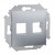 Simon 15 1591530-026 - Pokrywa podwójna płaska do gniazda telefonicznego - Aluminium - Miniatura zdjęcia nr 1