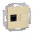 Simon 15 1591561-031 - Gniazdo komputerowe pojedyncze 1xRJ45 kat.6 - Beżowy - Miniatura zdjęcia nr 1