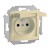 Simon 15 1591950-031 - Gniazdo hermetyczne pojedyncze IP44 z bolcem uziemiającym, przesłonami torów prądowych z klapką w kolorze wyrobu - Beżowy - Miniatura zdjęcia nr 1