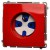 Simon Basic BMGD1.01/22 - Gniazdo pojedyncze z bolcem uziemiającym typu DATA - Czerwony - Miniatura zdjęcia nr 1