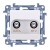 Simon 10 CAD1.01/11 - Gniazdo RTV-DATA (pod internet kablowy) - Biały - Miniatura zdjęcia nr 1