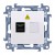 Simon 10 CGS1.01/11 - Gniazdo światłowodowe / optyczne pojedyncze SC/APC - Biały - Miniatura zdjęcia nr 1
