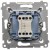 Simon 54 DP1L.01/43 - Przycisk zwierny pojedynczy z podświetleniem typu LED w kolorze niebieskim 10A - Srebrny Mat - Miniatura zdjęcia nr 5
