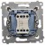 Simon 54 DP1L.01/44 - Przycisk zwierny pojedynczy z podświetleniem typu LED w kolorze niebieskim 10A - Złoty Mat - Miniatura zdjęcia nr 5
