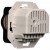 Simon 54 DRT10W.02/49 - Regulator temperatury z czujnikiem wewnętrznym - Czarny Mat - Miniatura zdjęcia nr 6