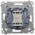 Simon 54 DS1L.01/44 - Przycisk zwierny z symbolem światła i podświetleniem typu LED w kolorze niebieskim 10A - Złoty Mat - Miniatura zdjęcia nr 5