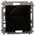 Simon 54 DS9L.01/49 - Ściemniacz naciskowo-obrotowy do LED - Czarny Mat - Miniatura zdjęcia nr 1