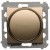Simon 54 DS9T.01/44 - Ściemniacz naciskowo-obrotowy 20-500W - Złoty Mat - Miniatura zdjęcia nr 10