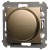 Simon 54 DS9T.01/44 - Ściemniacz naciskowo-obrotowy 20-500W - Złoty Mat - Miniatura zdjęcia nr 9