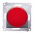Simon 54 DSS2.01/43 - Sygnalizator świetlny LED - światło czerwone - Srebrny Mat - Miniatura zdjęcia nr 1