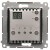 Simon 54 DTRNW.01/43 - Regulator temperatury z czujnikiem wewnętrznym i wyświetlaczem LCD - Srebrny Mat - Miniatura zdjęcia nr 10