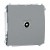 Simon Classic MAK3.01/26 - Gniazdo antenowe pojedyncze końcowe (Mechanizm + Plakietka) - Aluminiowy Met. - Miniatura zdjęcia nr 1