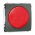 Simon Classic MSS/2.01/25 - Sygnalizator świetlny LED - światło czerwone (Mechanizm + Plakietka) - Grafitowy Met. - Miniatura zdjęcia nr 1